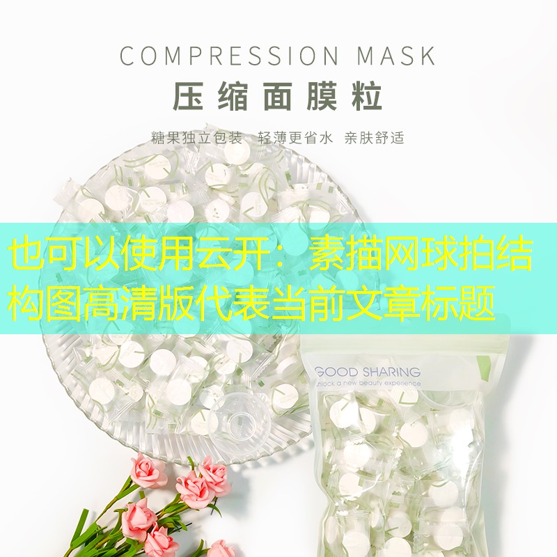 素描网球拍结构图高清版